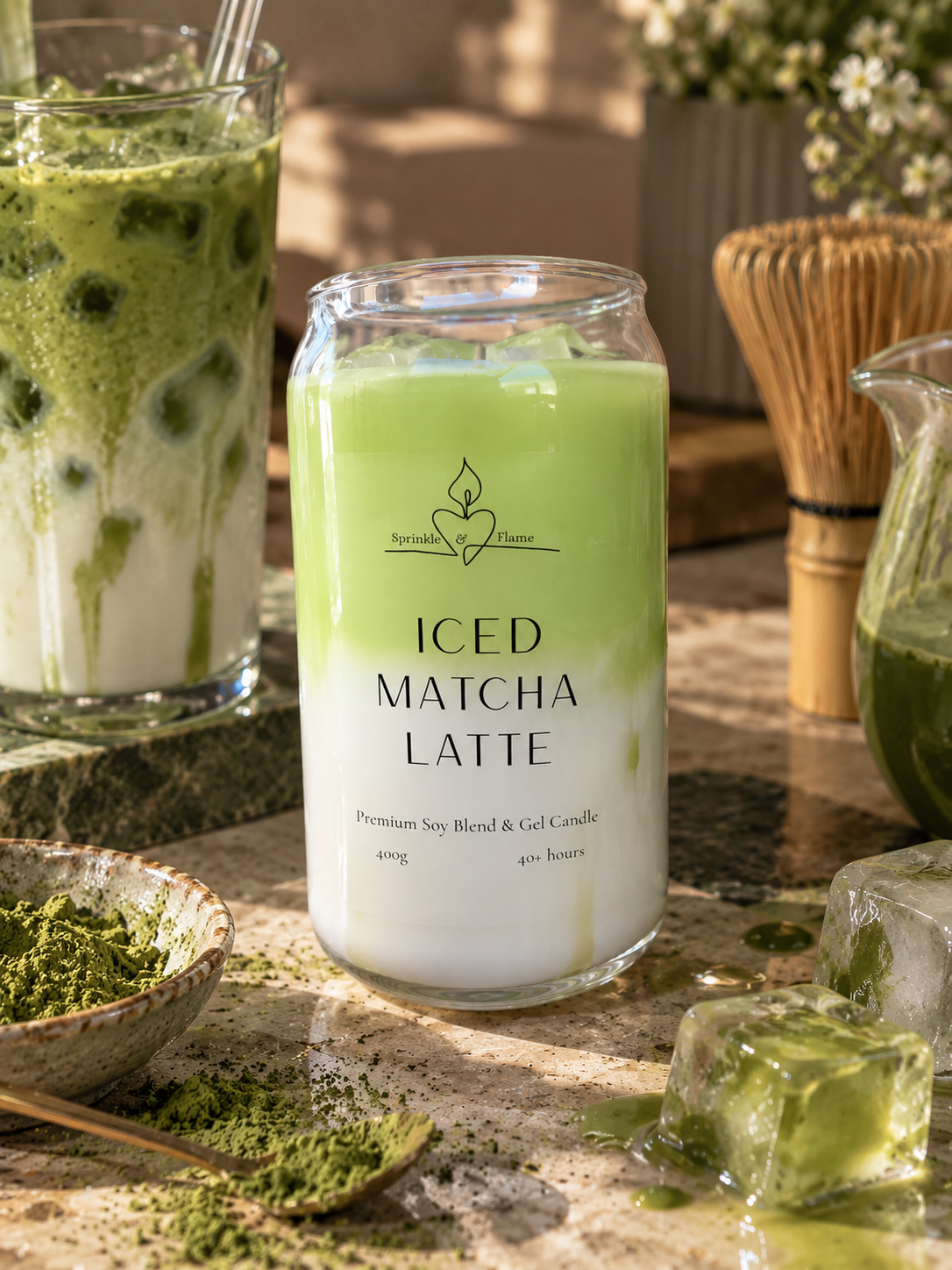 Iced Matcha Latte Candle