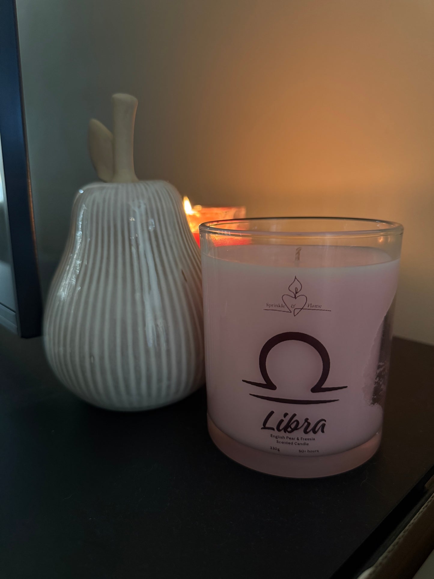 Libra Zodiac Candle