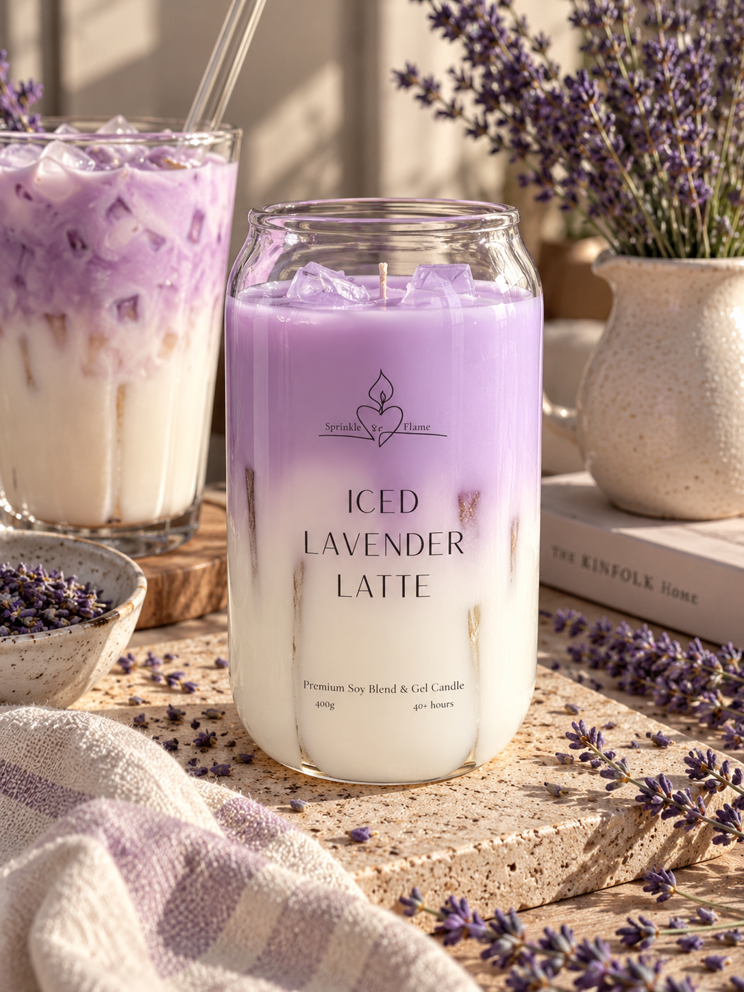 Iced Lavender Latte Candle