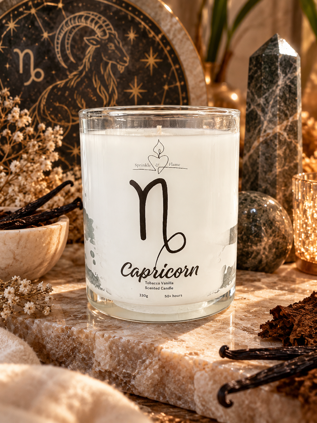 Capricorn Zodiac Candle