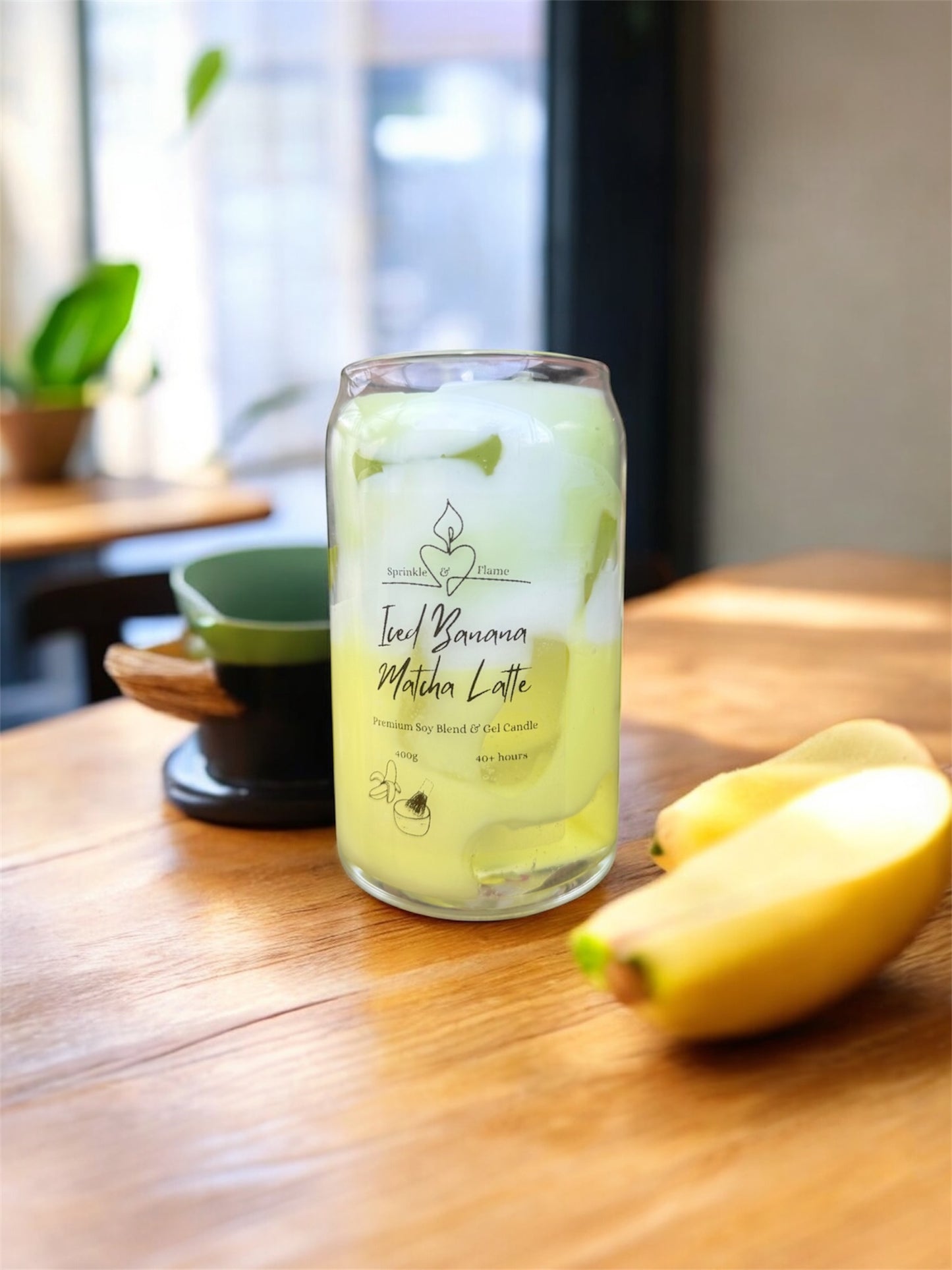 Iced Banana Matcha Latte Candle
