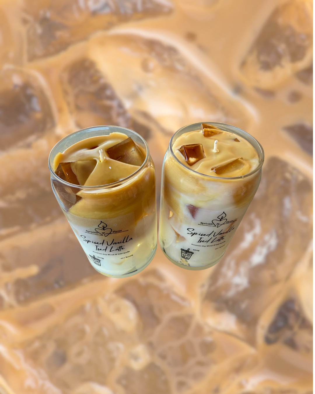 Spiced Vanilla Iced Latte Candle