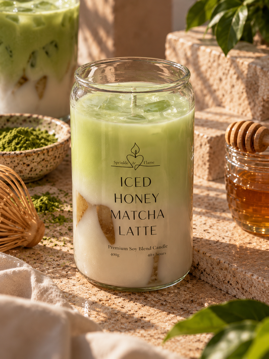 Iced Honey Matcha Latte Candle