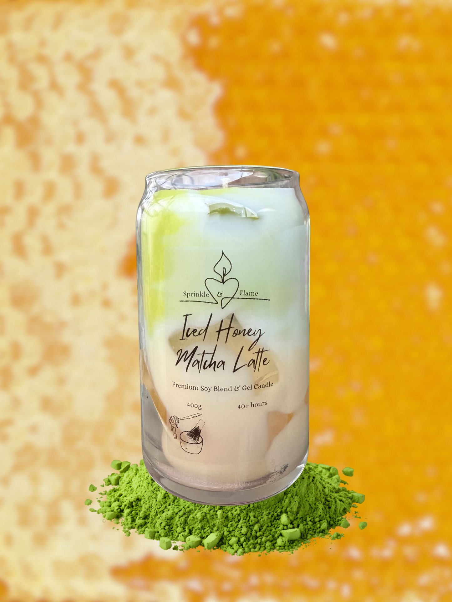 Iced Honey Matcha Latte Candle