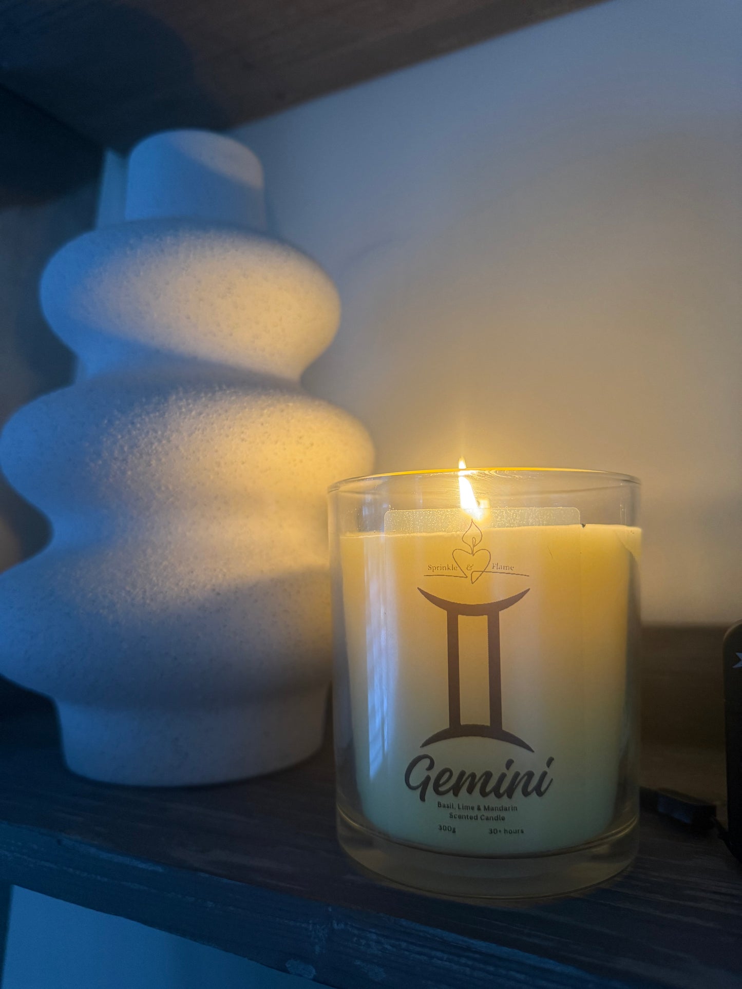 Gemini Zodiac Candle