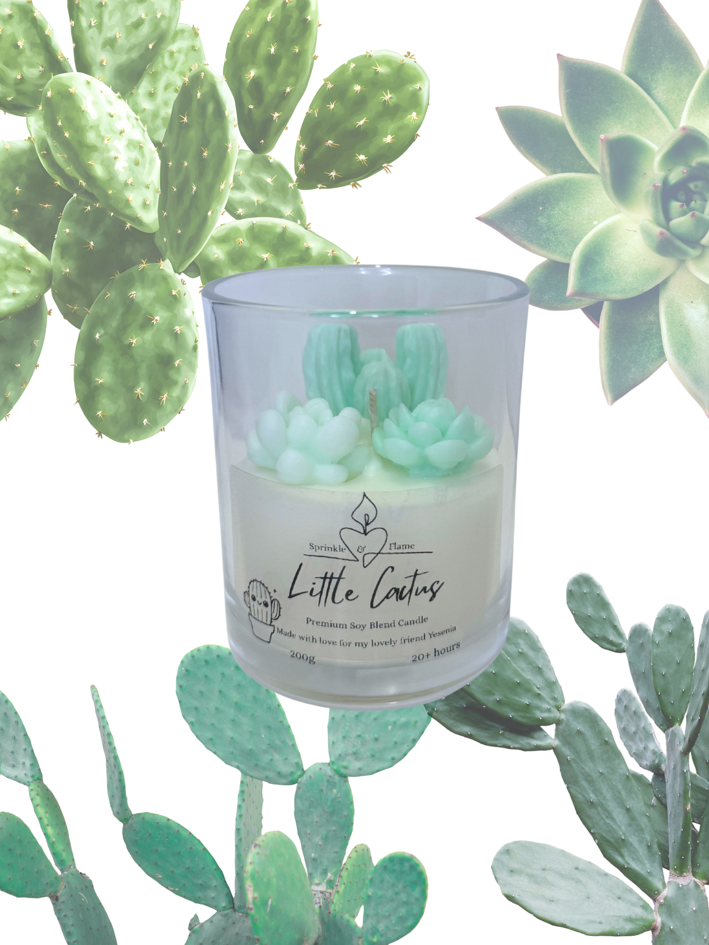 Little Cactus Candle