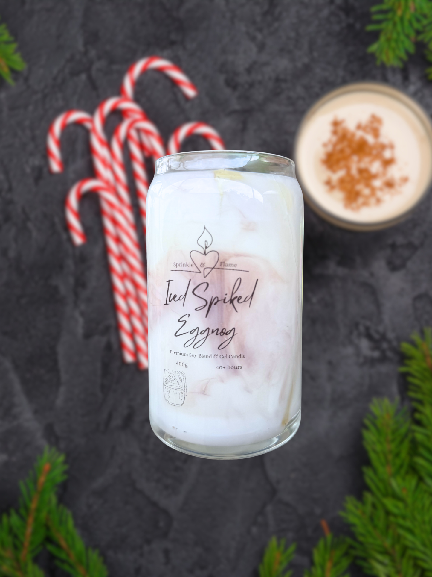 Iced Spiked Eggnog Candle