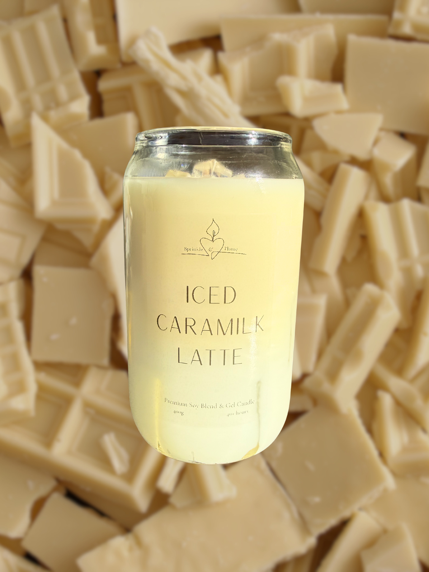Iced Caramilk Latte Candle