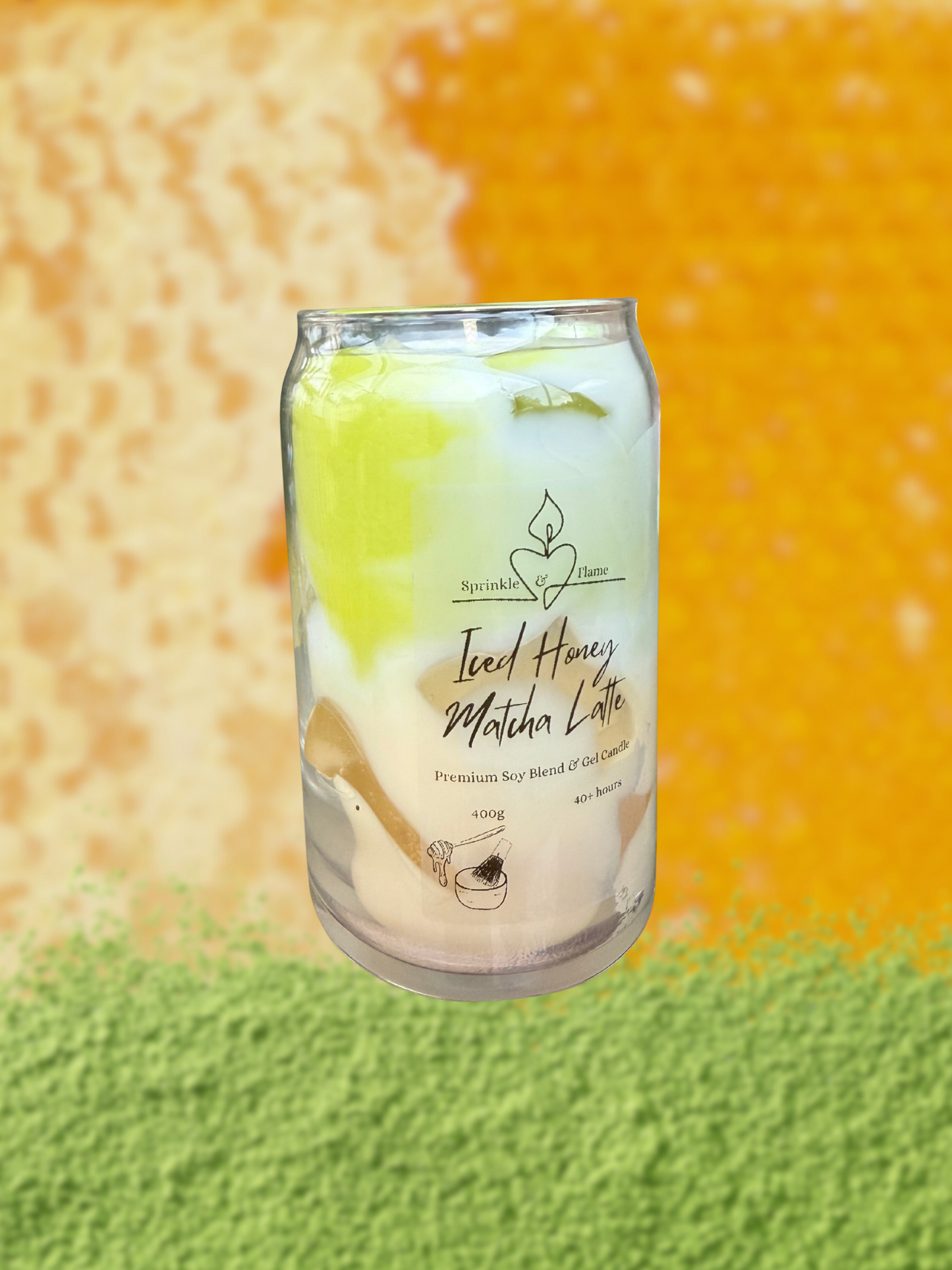 Iced Honey Matcha Latte Candle