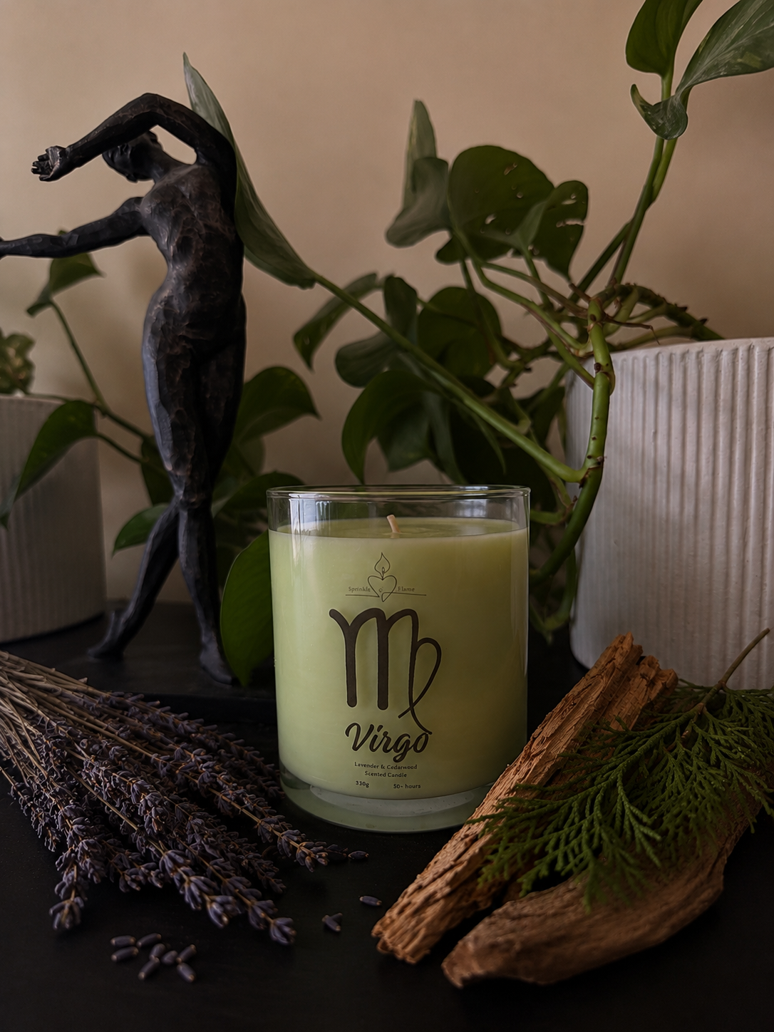 Virgo Zodiac Candle