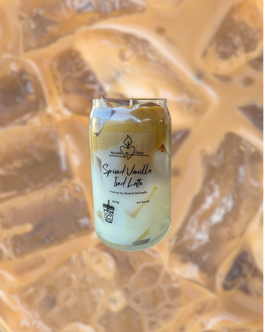 Spiced Vanilla Iced Latte Candle