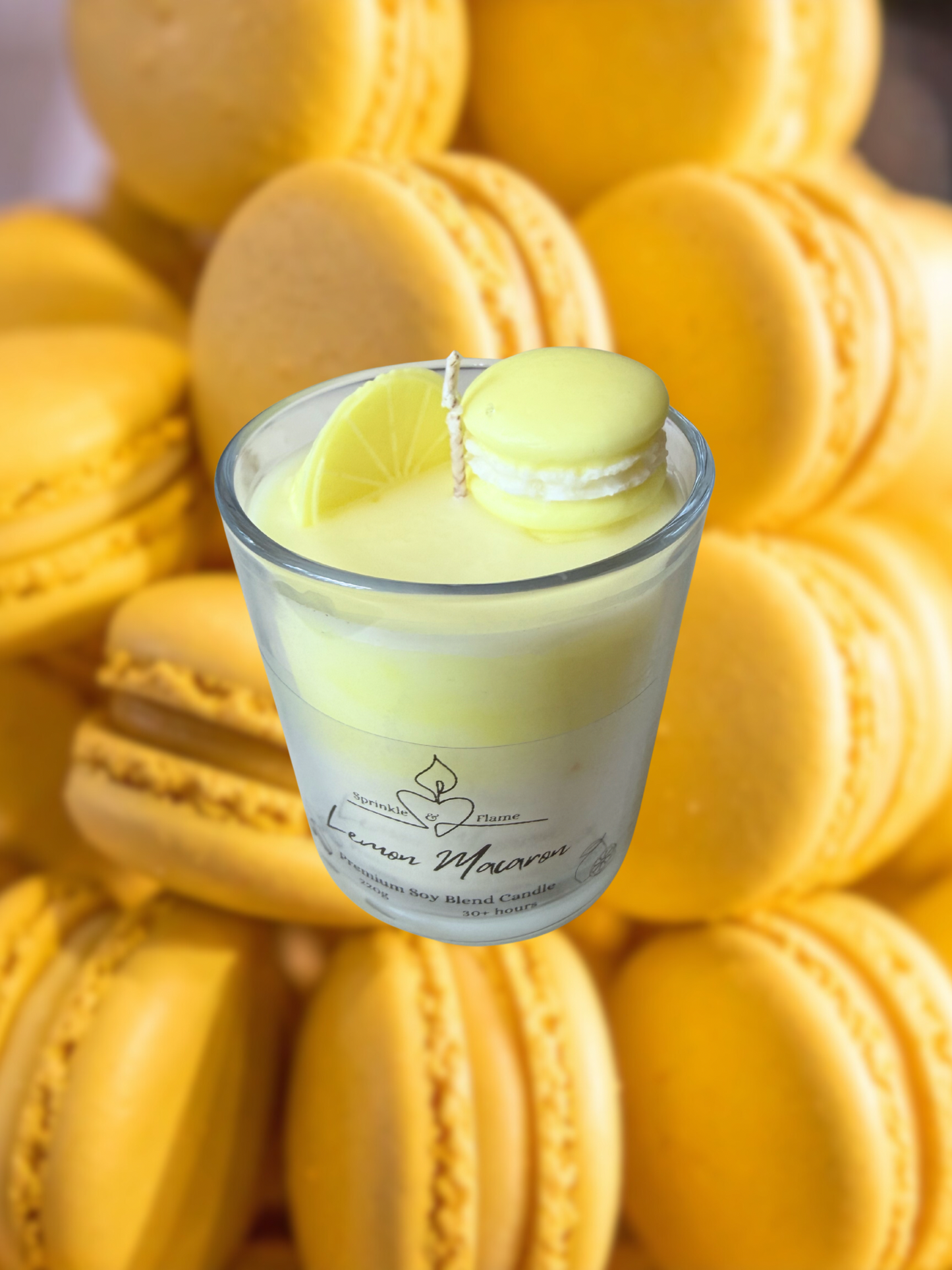 Lemon Macaron Candle