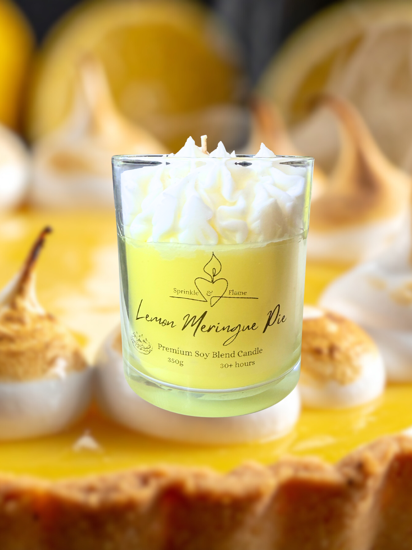 Lemon Meringue Pie Candle