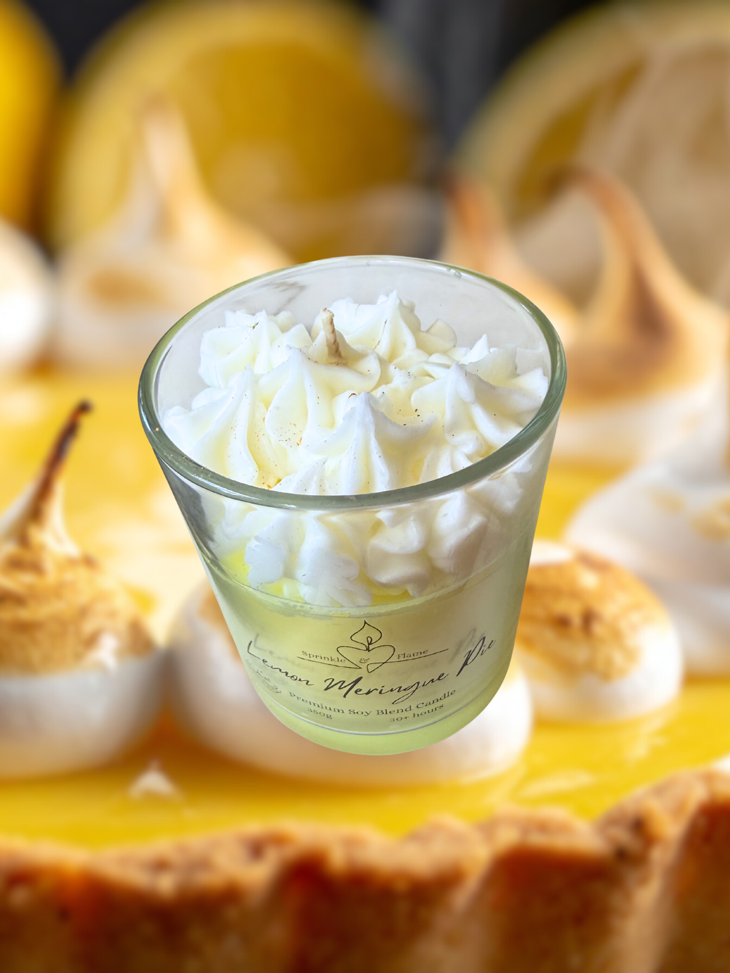 Lemon Meringue Pie Candle