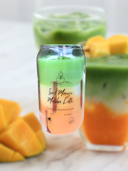 Iced Mango Matcha Latte Candle
