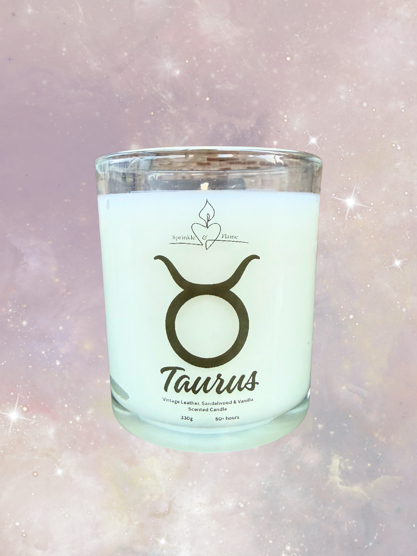 Taurus Zodiac Candle