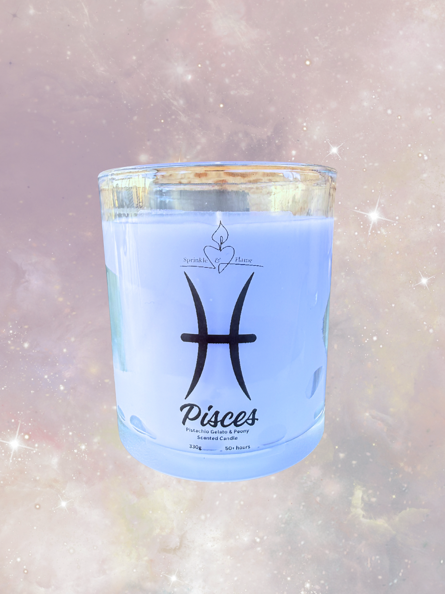 Pisces Zodiac Candle