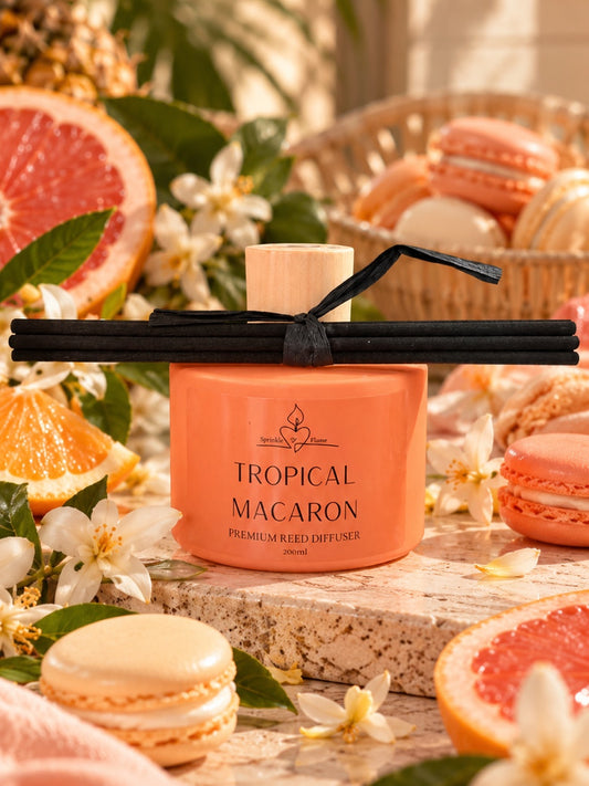 Tropical Macaron Reed Diffuser