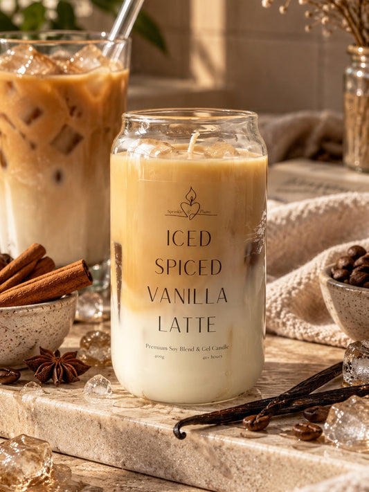 Iced Spiced Vanilla Latte Candle