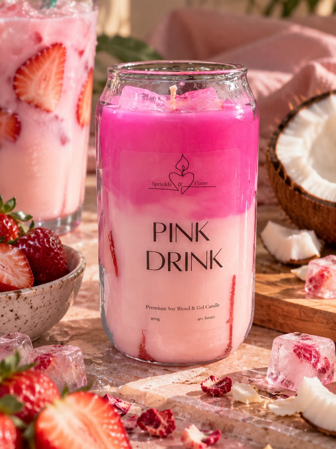 Pink Drink Candle