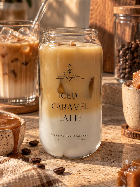 Iced Caramel Latte Candle