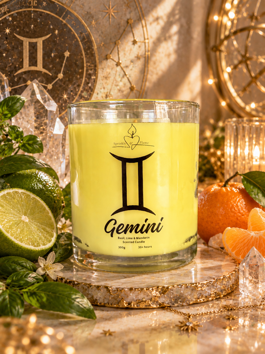 Gemini Zodiac Candle