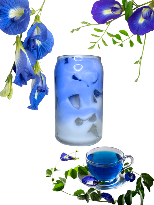 Iced Butterfly Pea Latte Candle