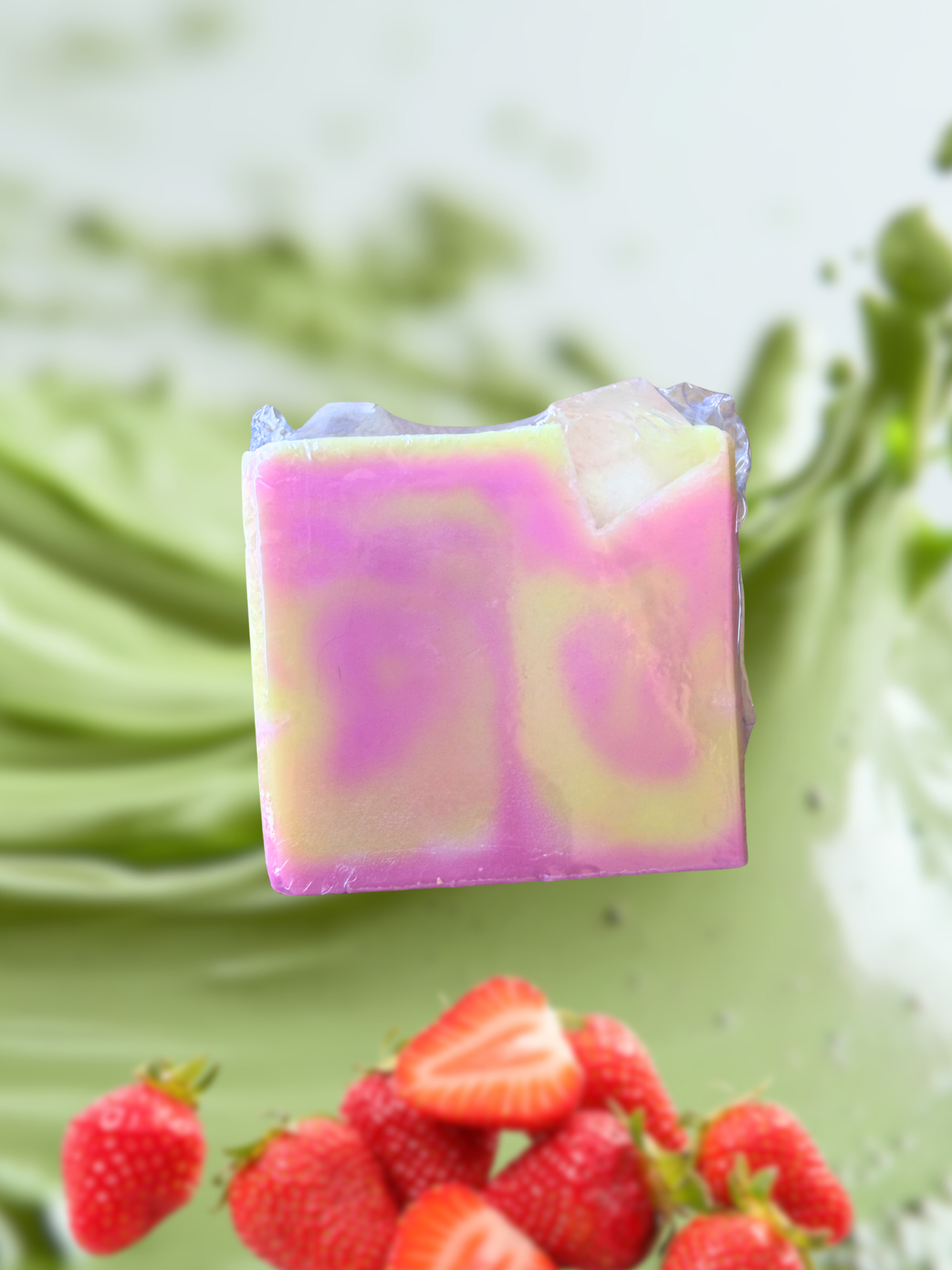 Strawberry Matcha Soap Bar