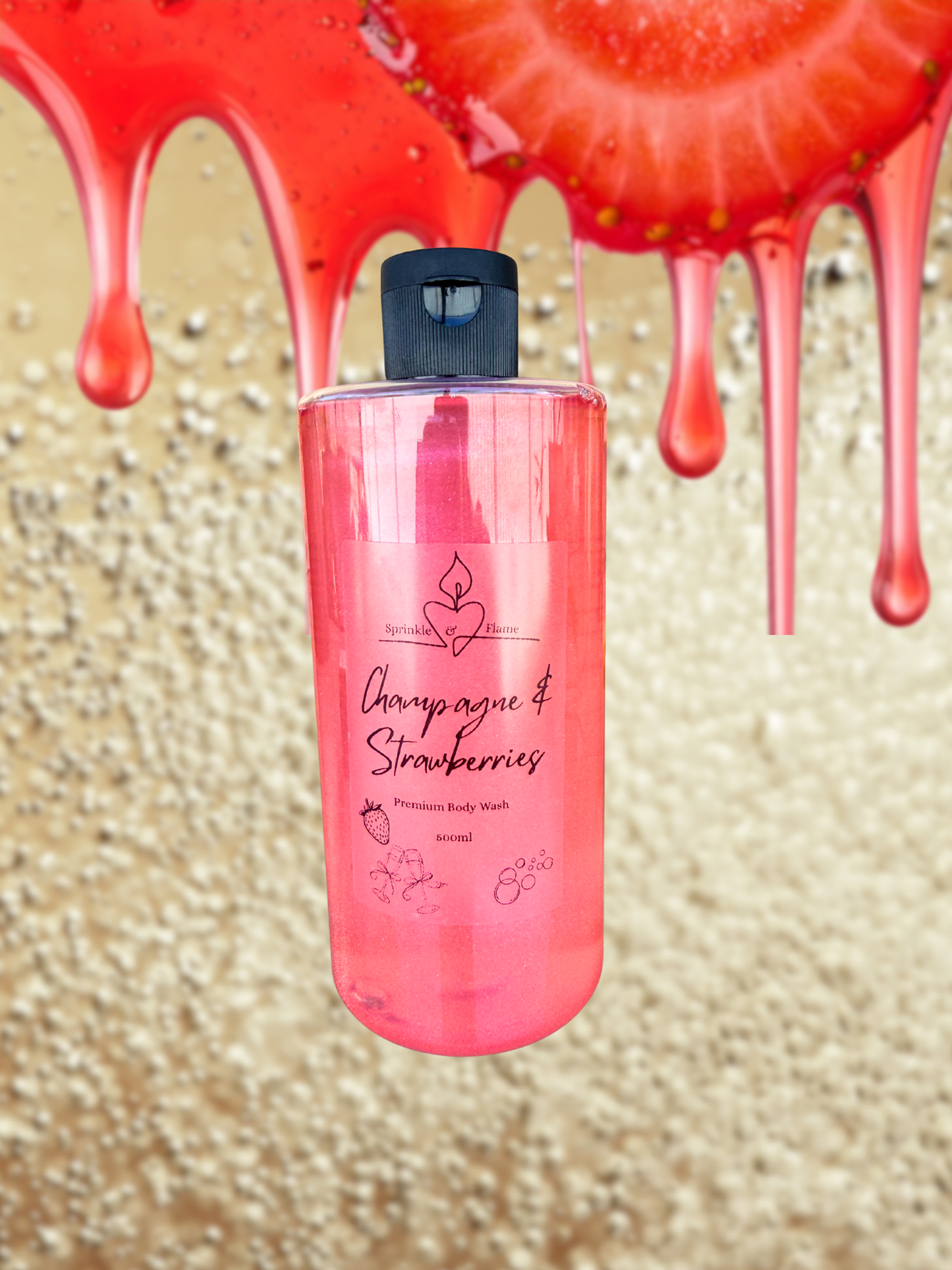 Champagne & Strawberries Shower Gel