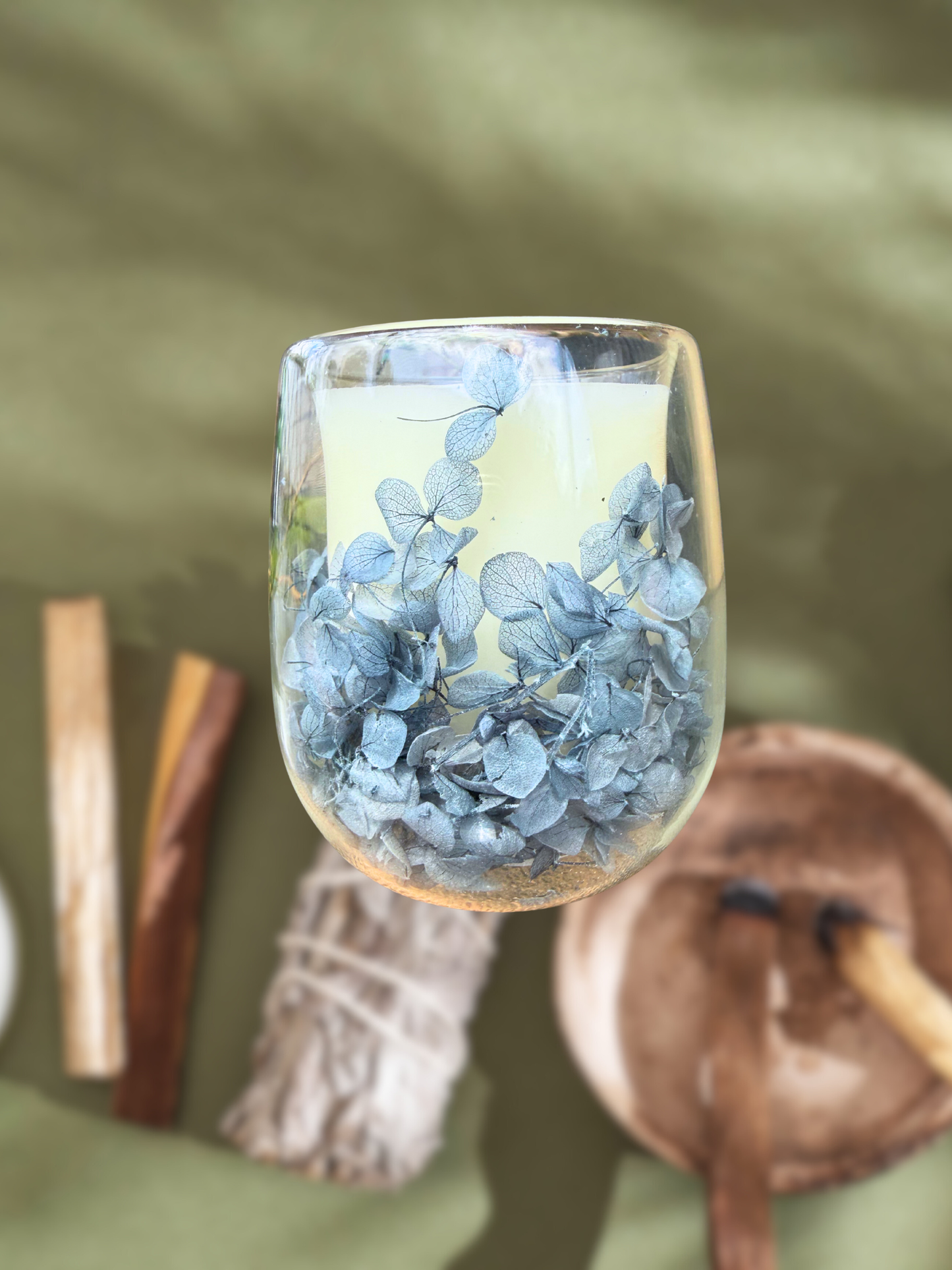 Sage the Bedroom Floral Candle