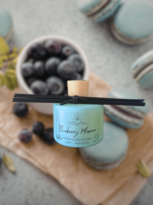 Blueberry Macaron Reed Diffuser