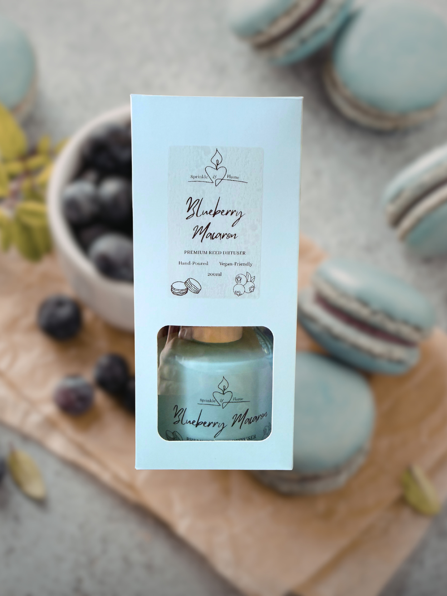 Blueberry Macaron Reed Diffuser